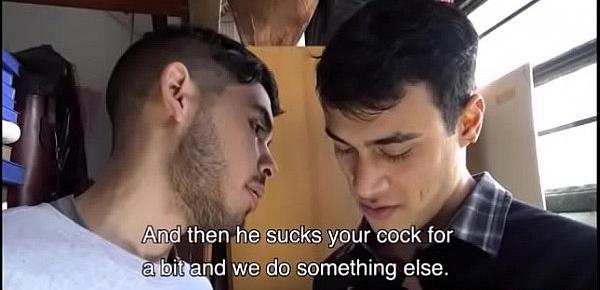  Hairy Latin Twink fucked bareback by a straight dude